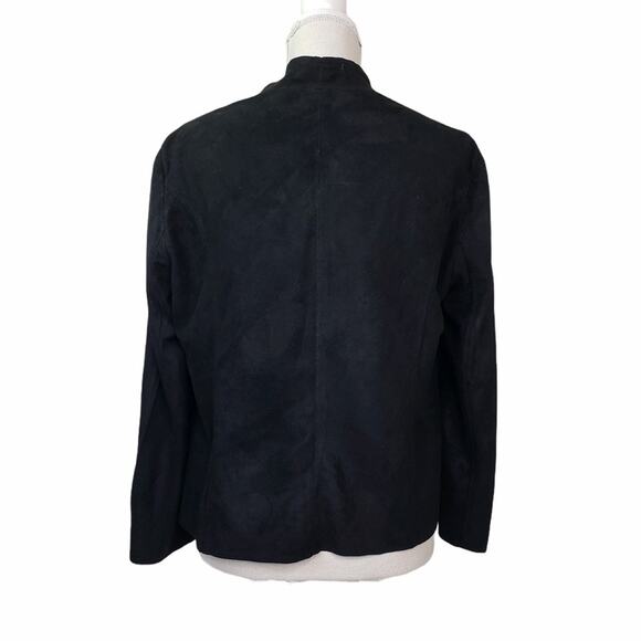 Rustic Royals Womens Large Black Waterfall Blazer Jacket - Picture 4 of 10